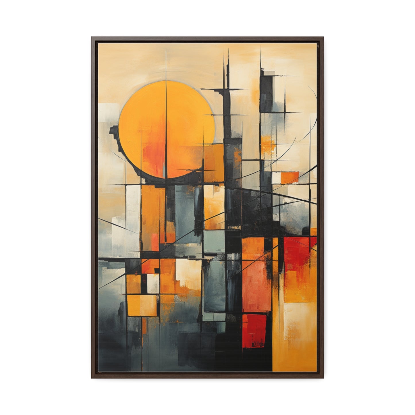 Fine art Gallery Canvas Wraps, Vertical Frame "Twilight"