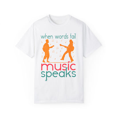 (Music)Unisex Garment-Dyed T-shirt