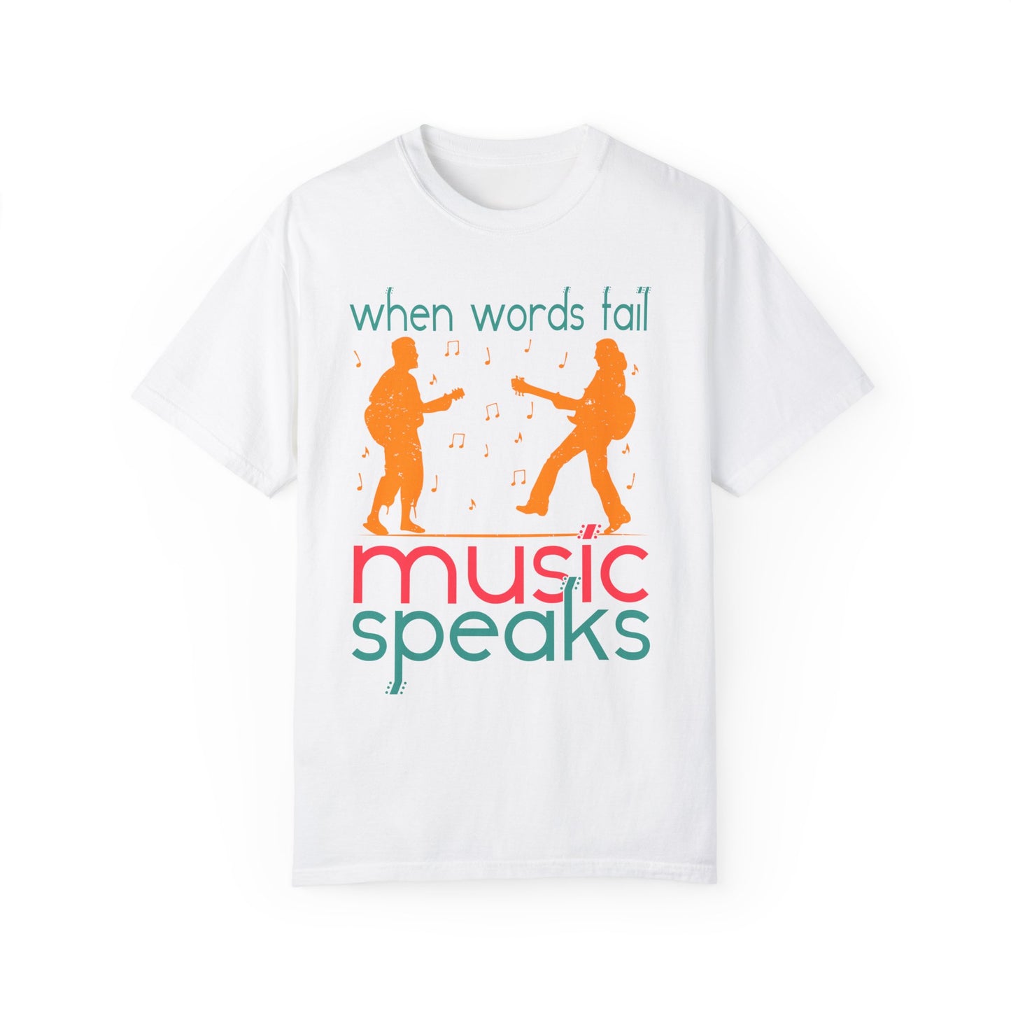 (Music)Unisex Garment-Dyed T-shirt