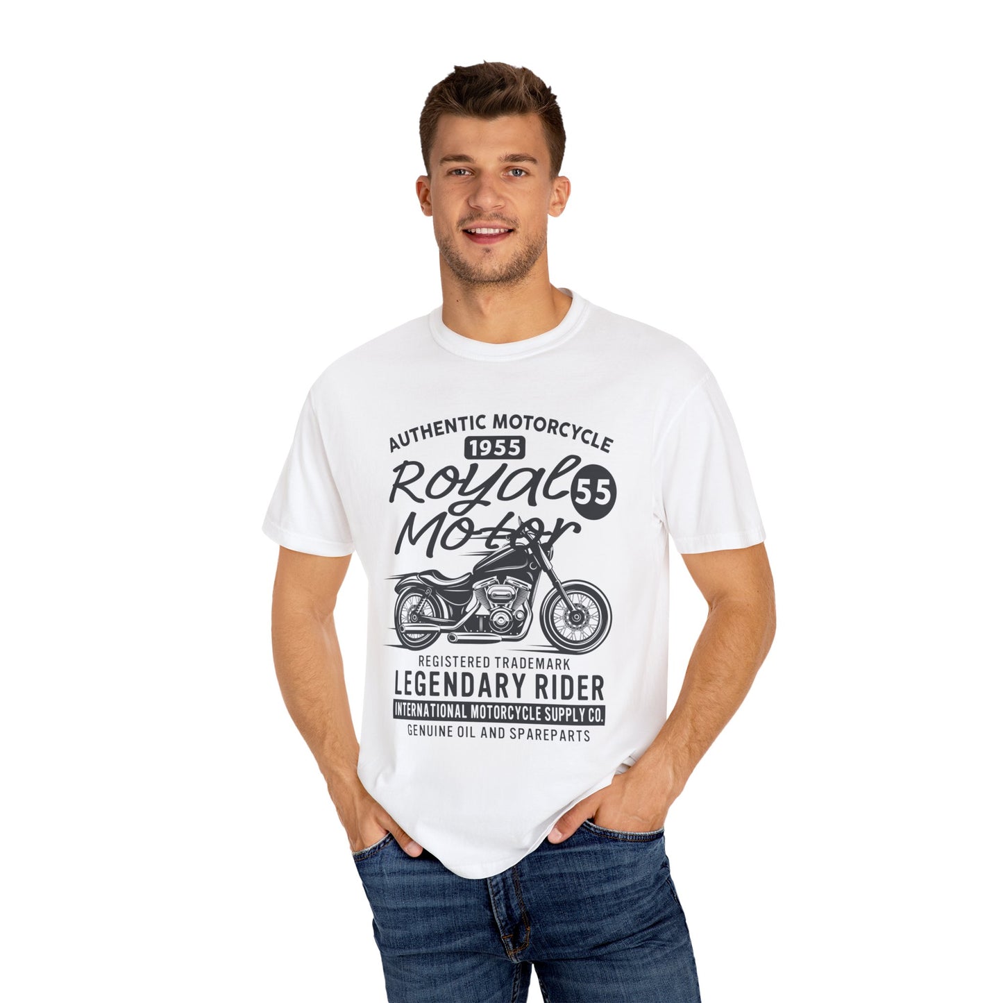 (Motorbike) Unisex Garment-Dyed T-shirt