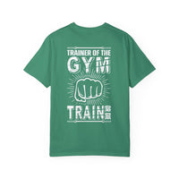 Camiseta unisex teñida de fitness (diseño en la espalda) 10