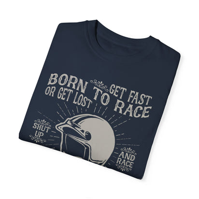 (Motorrad) Unisex-T-Shirt, stückgefärbt