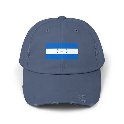 Baseballkappe mit Honduras-Flagge im Used-Look, Unisex-Baseballkappe, lässige Kopfbedeckung, Reiseaccessoire, Geschenk für Sie und Ihn