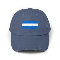 Baseballkappe mit Honduras-Flagge im Used-Look, Unisex-Baseballkappe, lässige Kopfbedeckung, Reiseaccessoire, Geschenk für Sie und Ihn