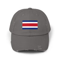 Retro-Cap mit Flaggenmotiv im Used-Look | Unisex-Cap mit Costa-Rica-Motiv – perfekt für Freizeit, Outdoor-Abenteuer, Sommerfeste, Reisen und als Geschenk für Sie und Ihn