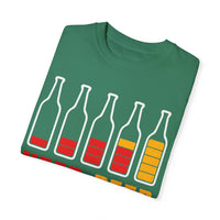 Unisex-T-Shirt aus stückgefärbtem Material