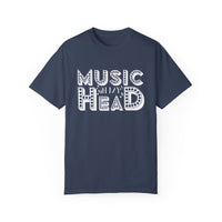 (Música)Camiseta unisex teñida en prenda