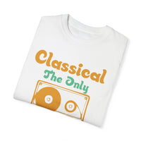 (Música)Camiseta unisex teñida en prenda