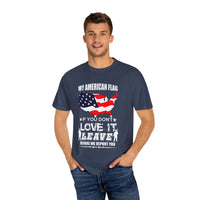 Militärisches Unisex-T-Shirt, stückgefärbt