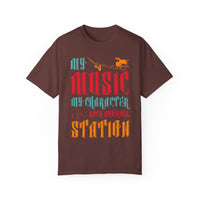 (Música)Camiseta unisex teñida en prenda