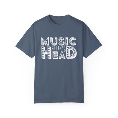 (Música)Camiseta unisex teñida en prenda