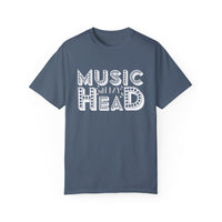 (Música)Camiseta unisex teñida en prenda