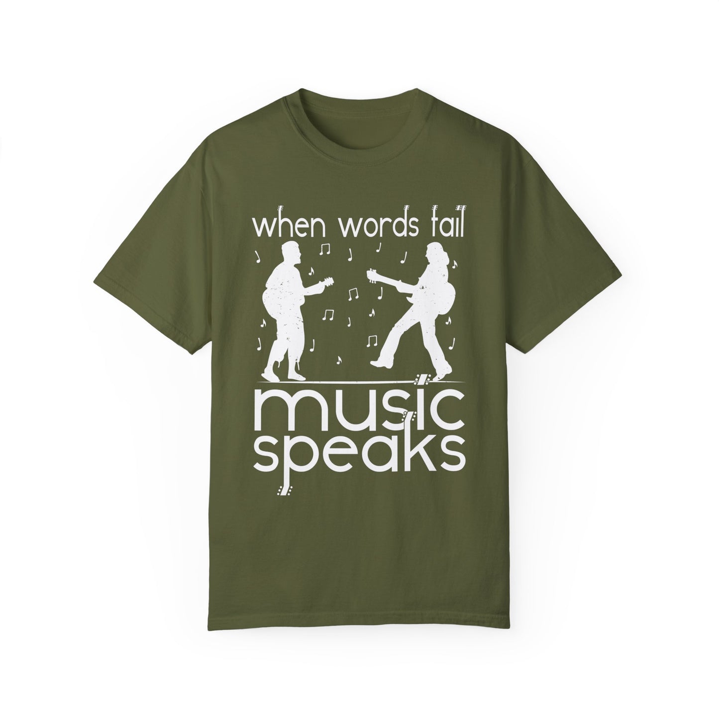 (Music)Unisex Garment-Dyed T-shirt