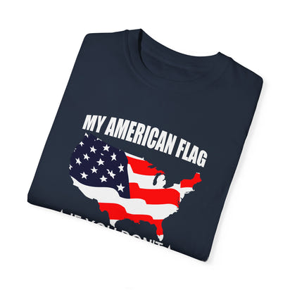 Militärisches Unisex-T-Shirt, stückgefärbt