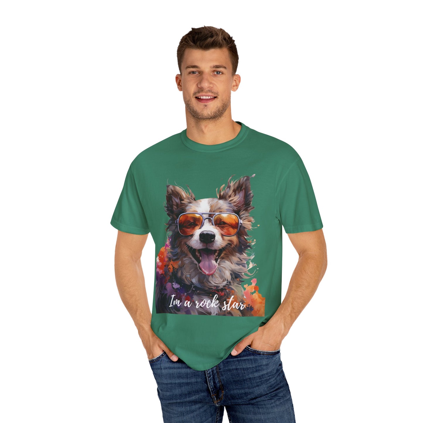 Artistic touch (Dogs) Unisex Garment-Dyed T-shirt