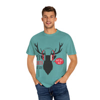 Weihnachtliches Unisex-T-Shirt, stückgefärbt 1