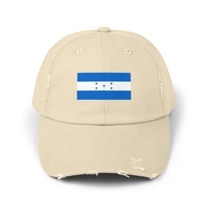 Baseballkappe mit Honduras-Flagge im Used-Look, Unisex-Baseballkappe, lässige Kopfbedeckung, Reiseaccessoire, Geschenk für Sie und Ihn