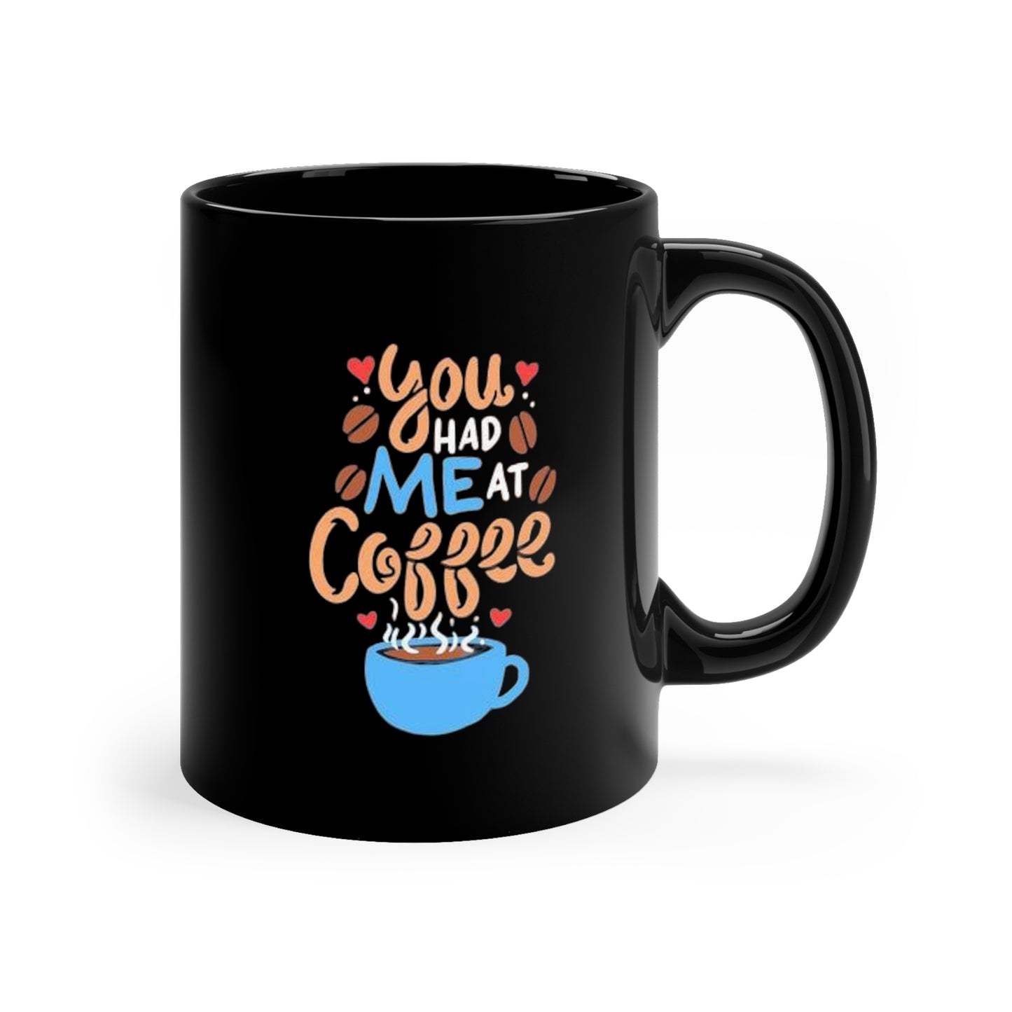 11oz Black Mug