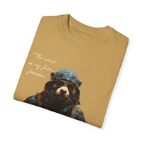 Camiseta unisex teñida con toque artístico (moto)