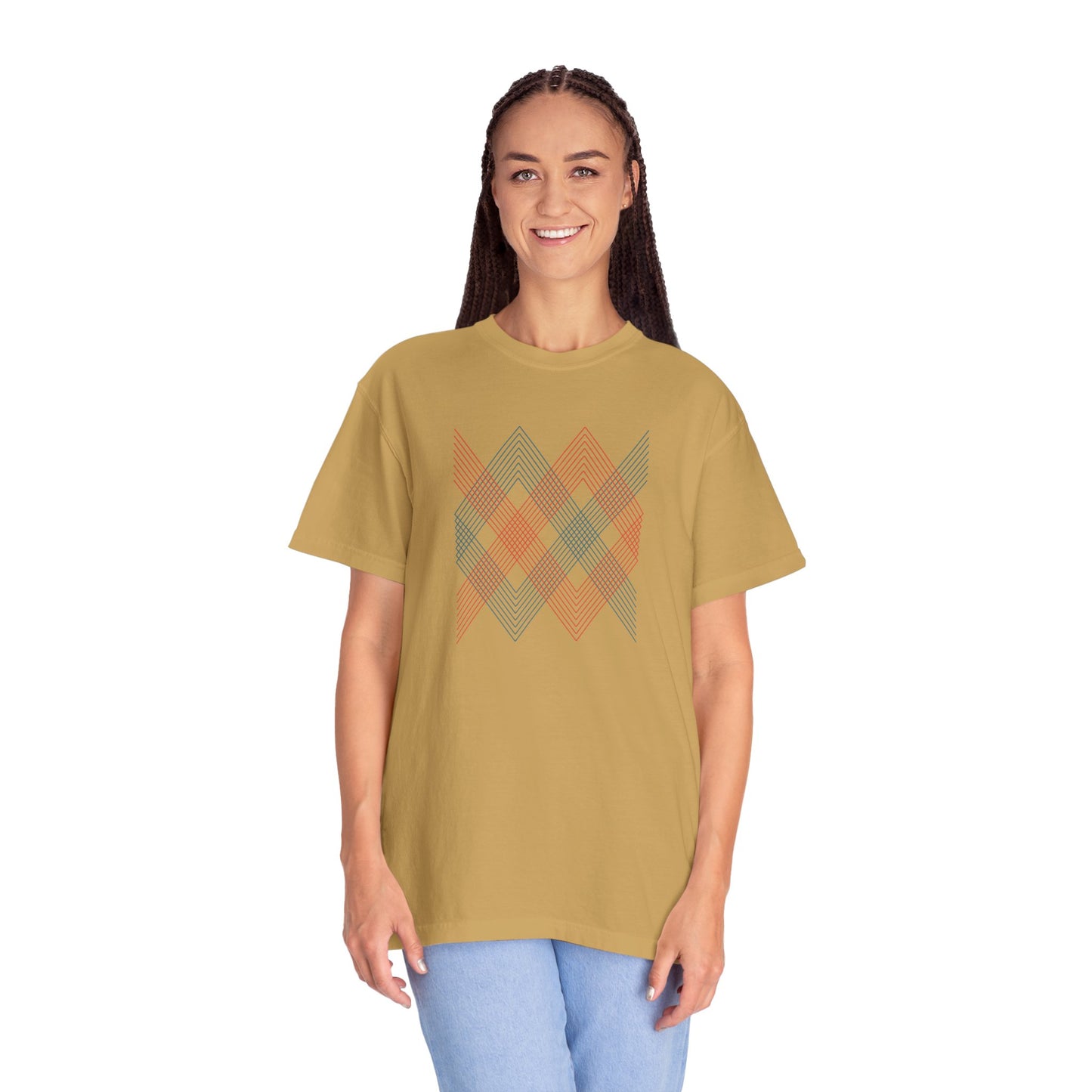 Geometry Unisex Garment-Dyed T-shirt