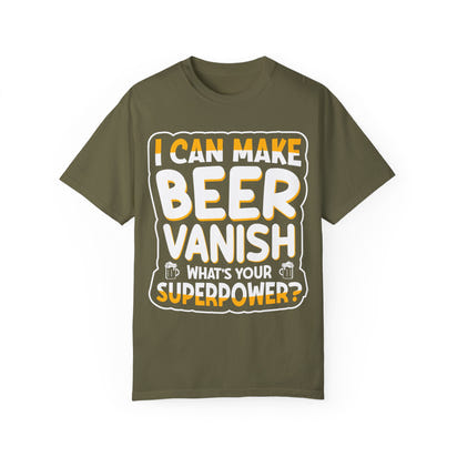 Unisex-T-Shirt aus stückgefärbtem Material