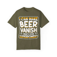 Unisex-T-Shirt aus stückgefärbtem Material