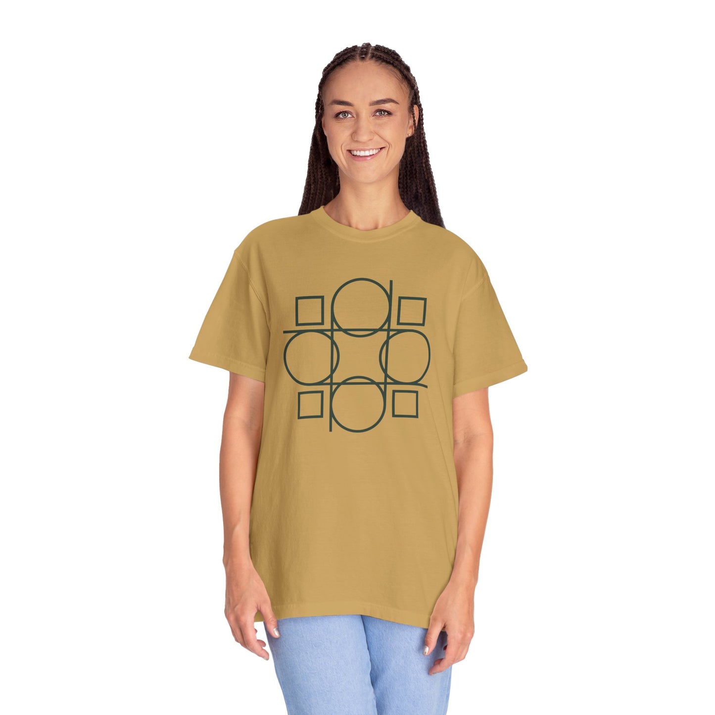 Geometry Unisex Garment-Dyed T-shirt