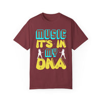 (Música)Camiseta unisex teñida en prenda