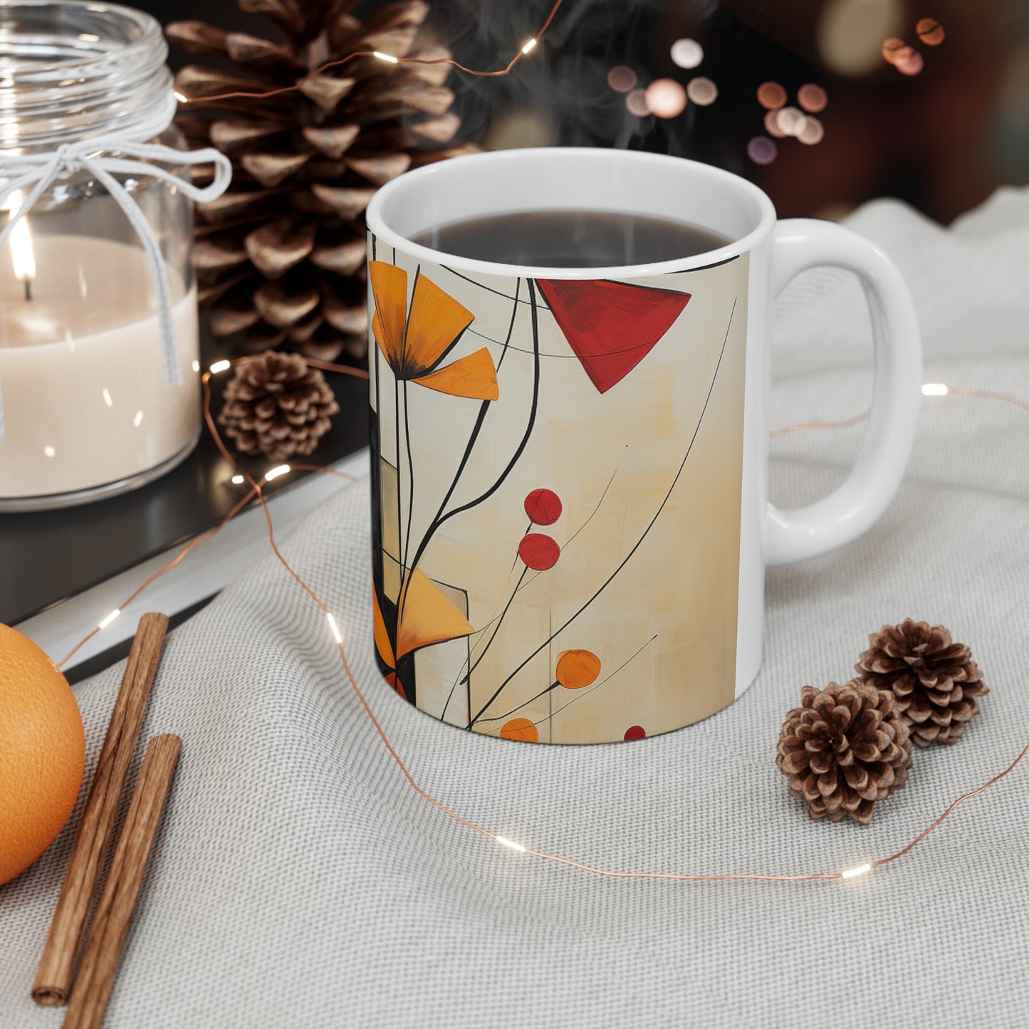 Mug artistic touch ceramic Mug 11oz