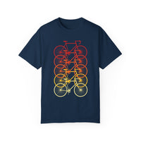 Unisex-Fahrrad-T-Shirt, stückgefärbt