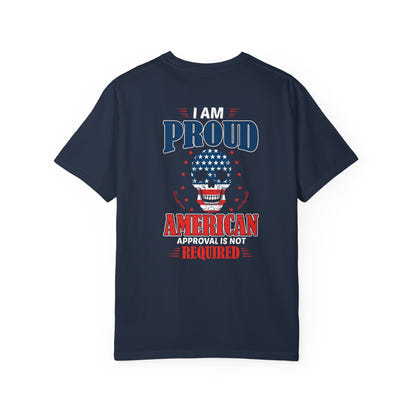 American Patriot Unisex Garment-Dyed T-shirt 2