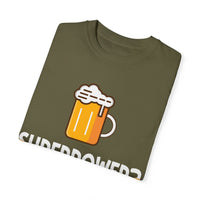 Unisex-T-Shirt aus stückgefärbtem Material