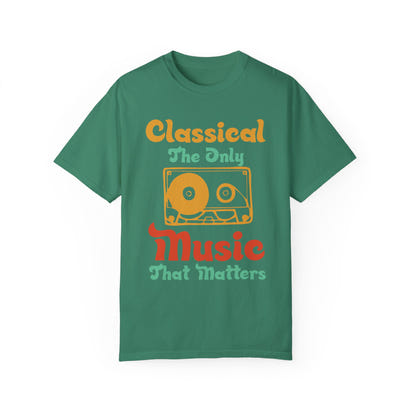(Música)Camiseta unisex teñida en prenda