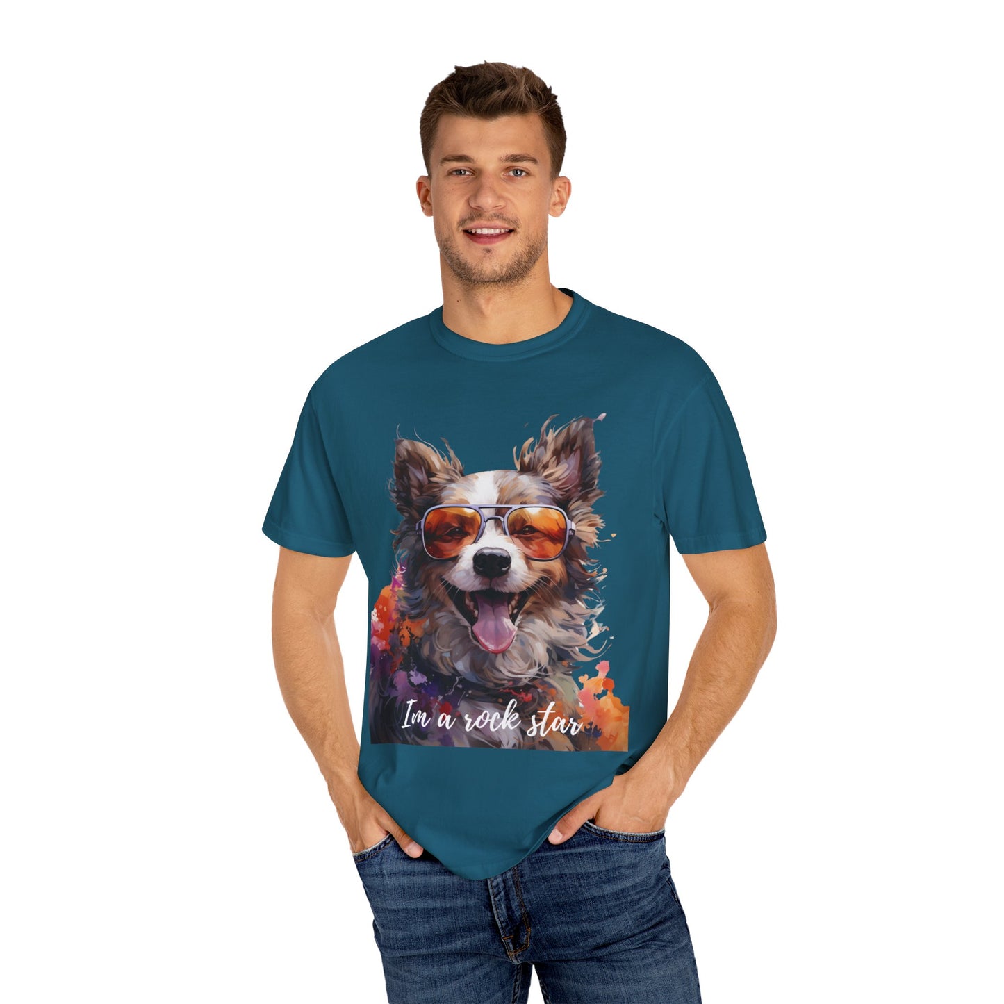 Artistic touch (Dogs) Unisex Garment-Dyed T-shirt