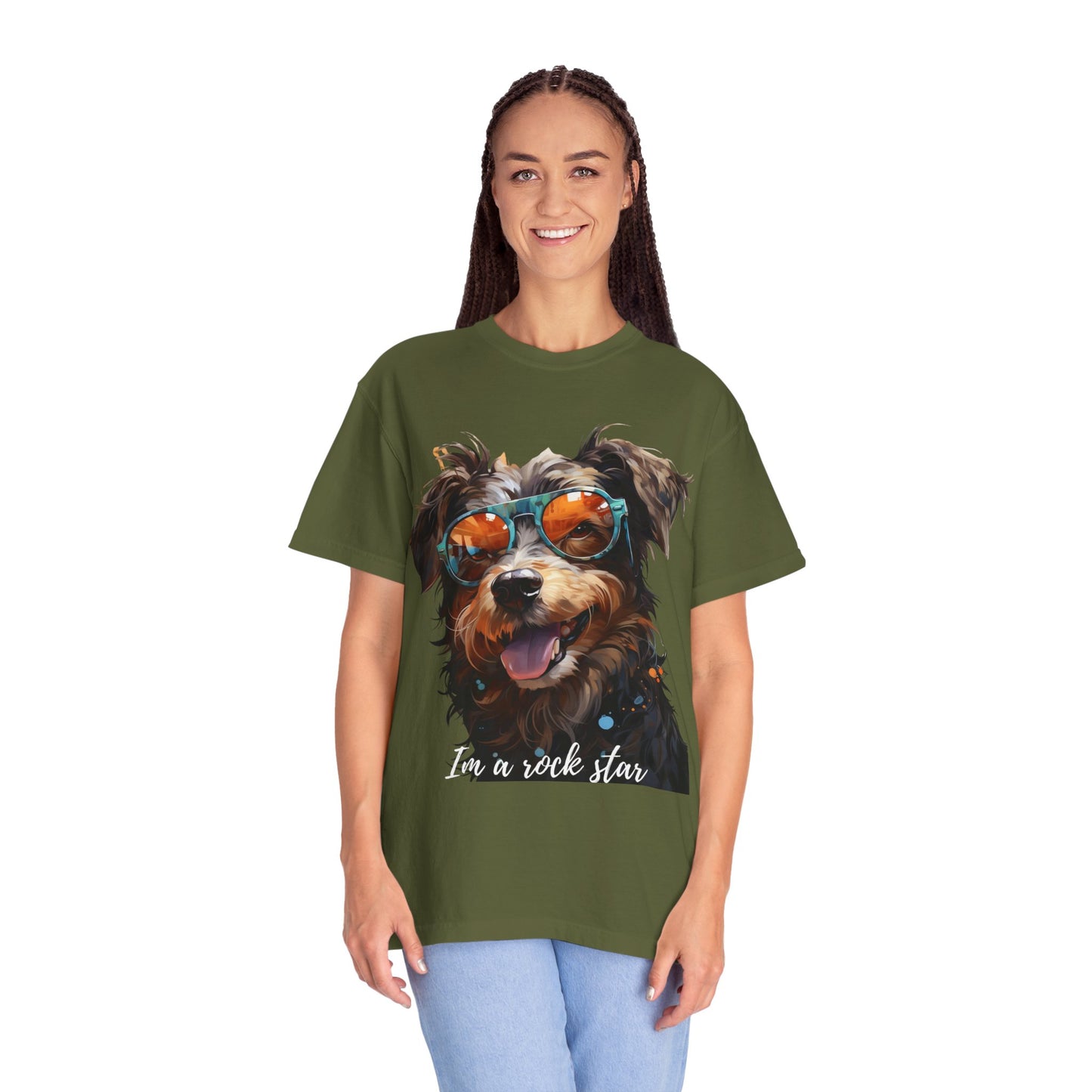 Artistic touch (Dogs) Unisex Garment-Dyed T-shirt