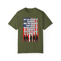 Militärisches Unisex-T-Shirt, stückgefärbt