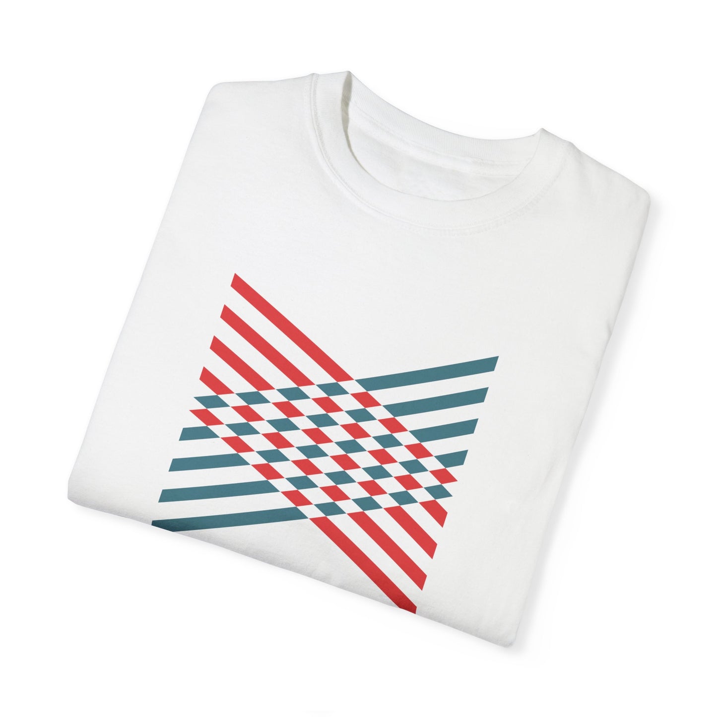 (Geometry)Unisex Garment-Dyed T-shirt