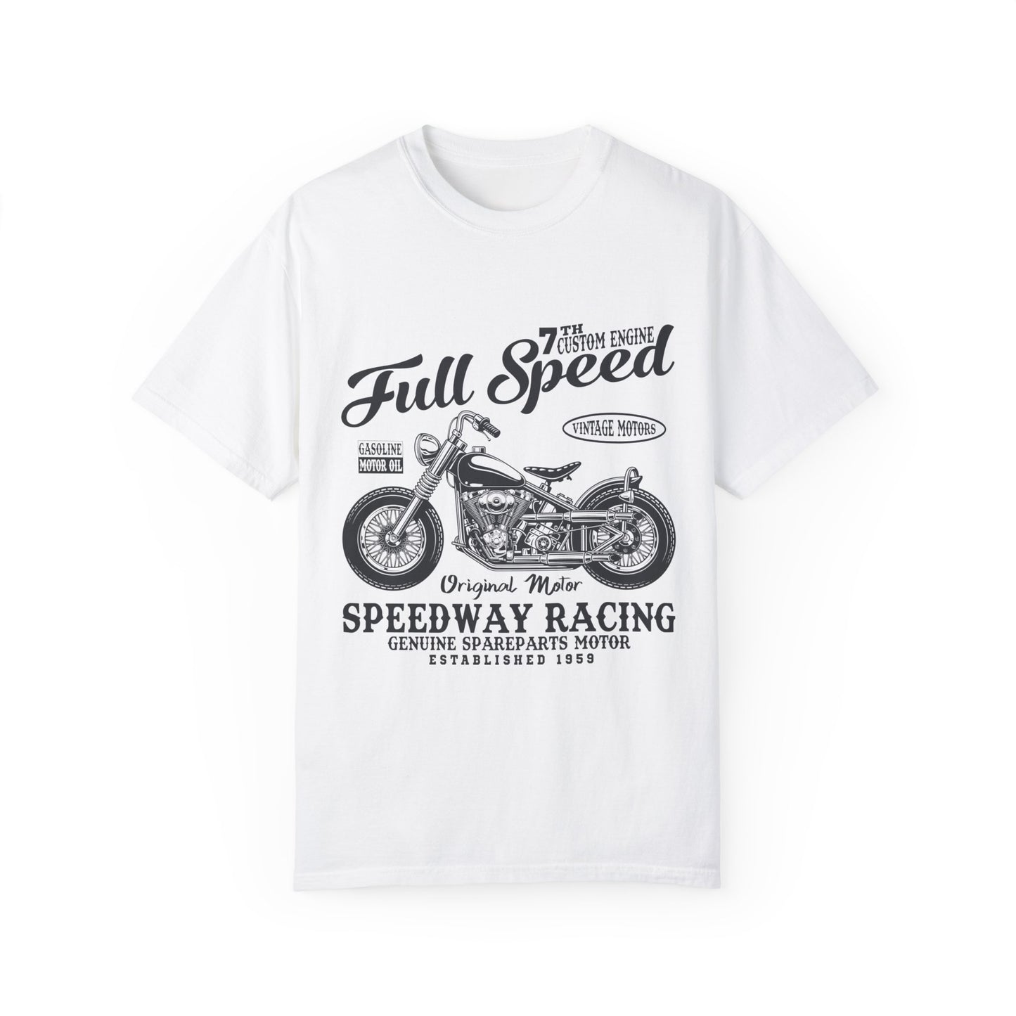 (Motorbike) Unisex Garment-Dyed T-shirt