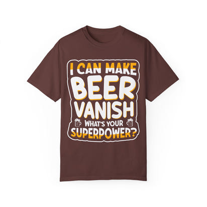 Unisex-T-Shirt aus stückgefärbtem Material