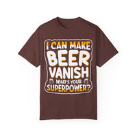 Unisex-T-Shirt aus stückgefärbtem Material