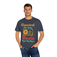 (Música)Camiseta unisex teñida en prenda