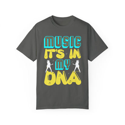 (Música)Camiseta unisex teñida en prenda