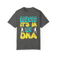 (Música)Camiseta unisex teñida en prenda