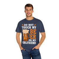 Unisex-T-Shirt aus stückgefärbtem Material