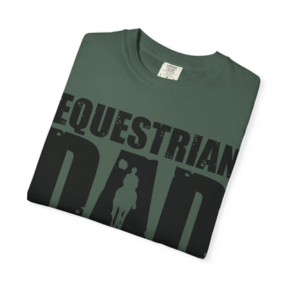 Camiseta para papá ecuestre, regalo único para el Día del Padre, regalo para amantes de los caballos, camiseta unisex informal, ropa para papá que monta a caballo