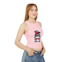 Camiseta sin mangas con microcanales para mujer Cuba Libre: ¡un ambiente veraniego divertido!