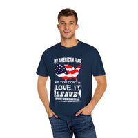 Militärisches Unisex-T-Shirt, stückgefärbt
