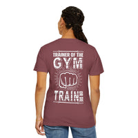 Camiseta unisex teñida de fitness (diseño en la espalda) 10