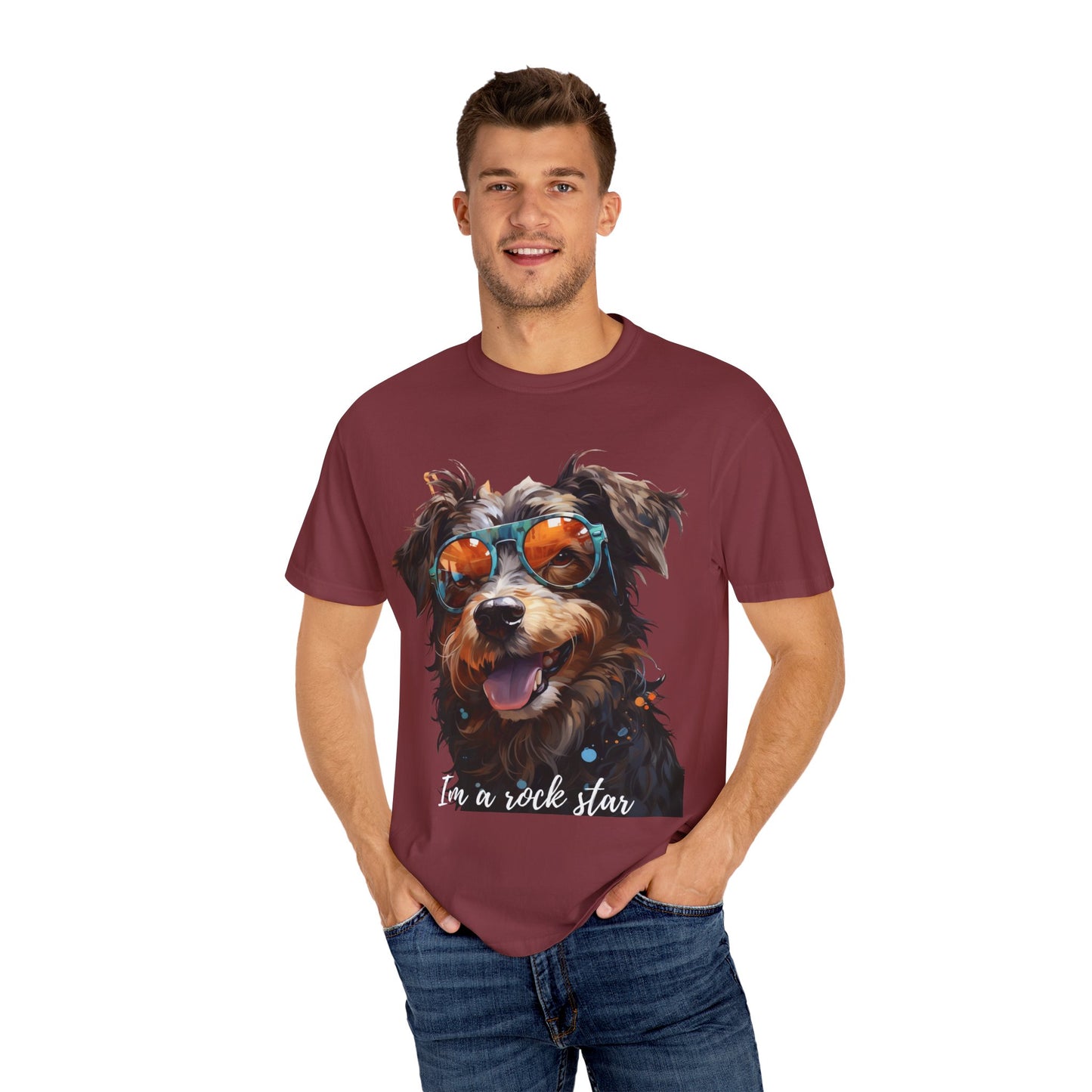 Artistic touch (Dogs) Unisex Garment-Dyed T-shirt