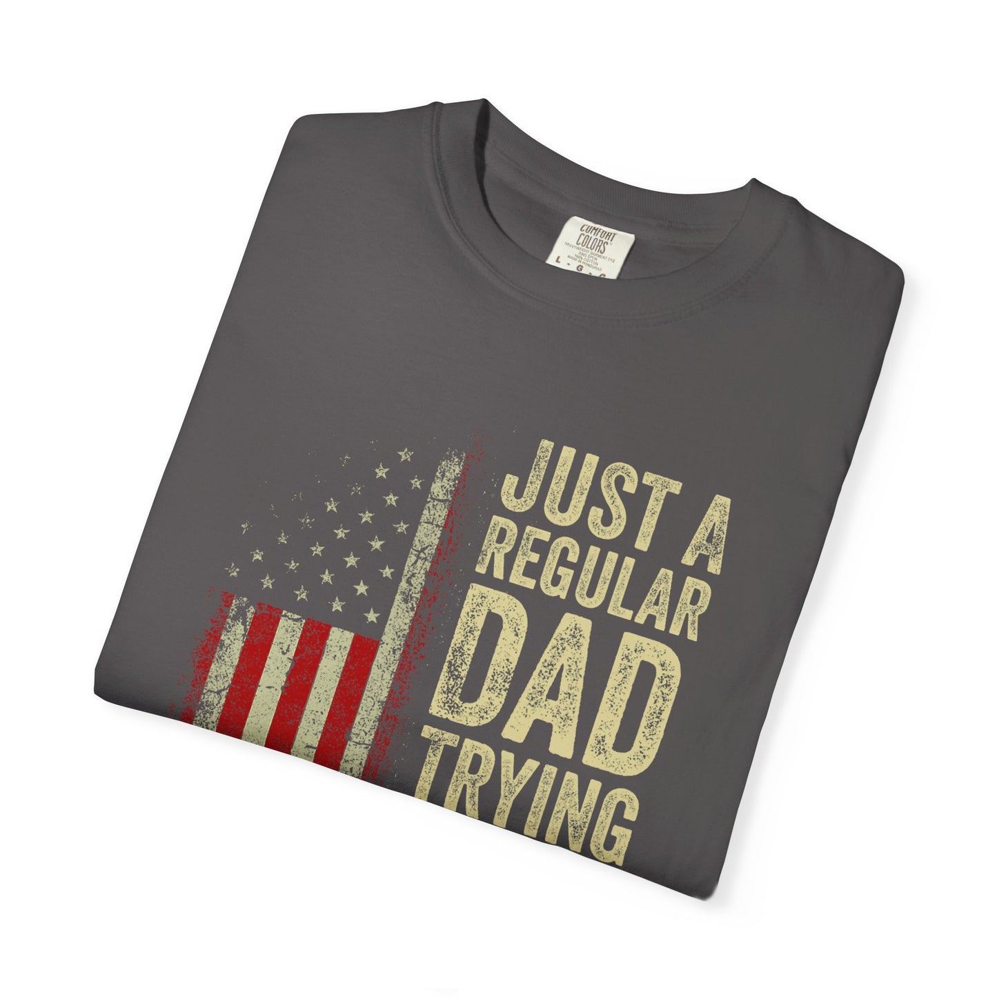Unisex-T-Shirt mit Papa-Humor, lustiges Papa-Shirt, Vatertagsgeschenk, Freizeit-T-Shirt, patriotische Kleidung für Väter